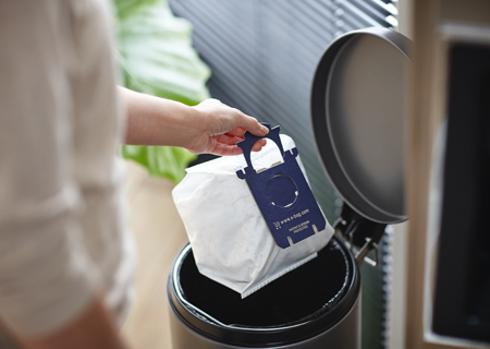 S-bag&reg; dust bags for hygenic and easy disposal